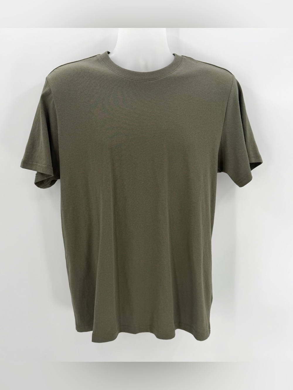 EVERLANE Tshirt Mens M Green Short Sleeve Crewneck Organic Cotton Tee Basic NWT
